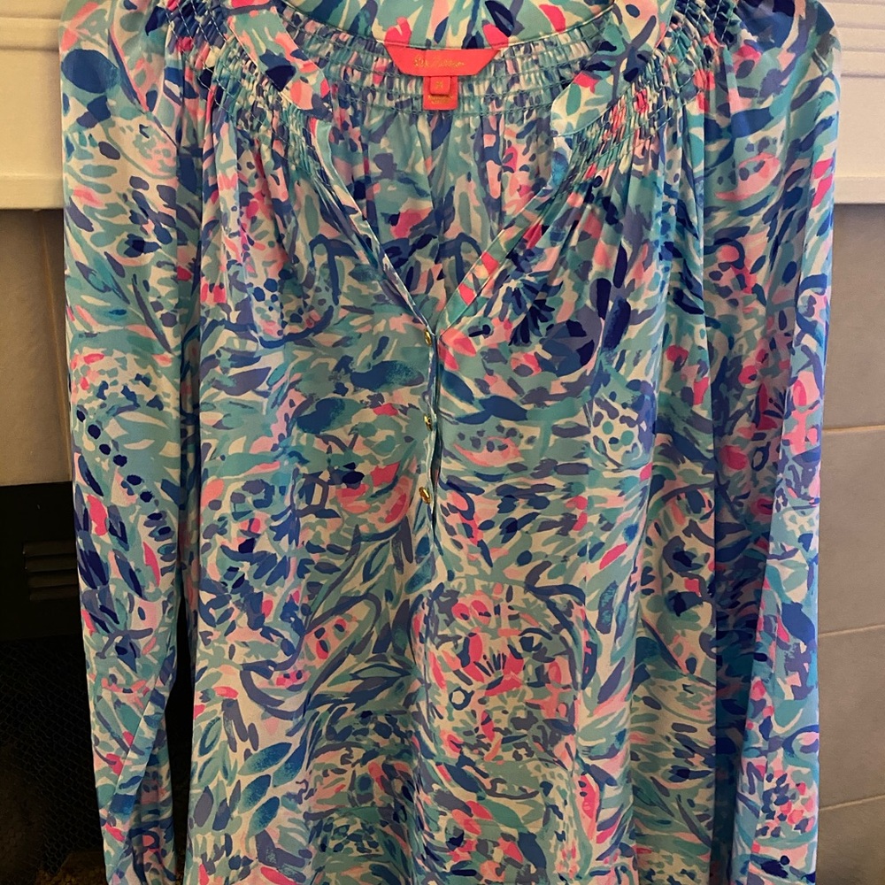 Lilly Pulitzer Elsa Silk Top - Picture 4 of 5